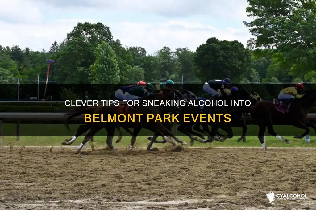 how to sneak alcohol into belmont