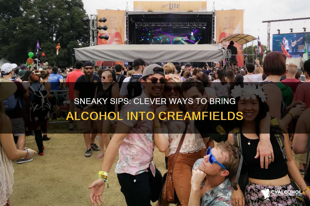 how to sneak alcohol into creamfields
