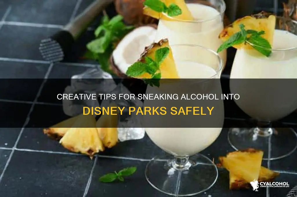 how to sneak alcohol into disney