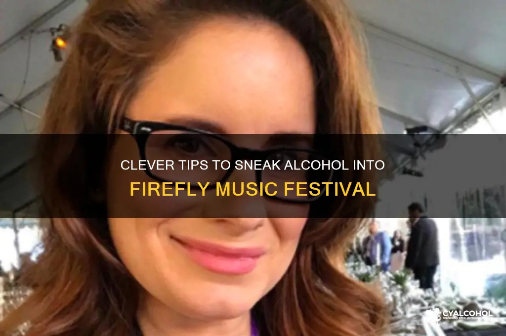 how to sneak alcohol into firefly
