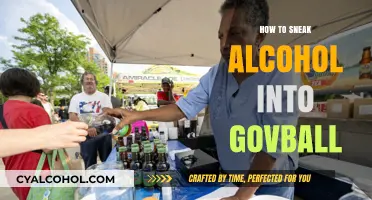 Clever Ways to Sneak Alcohol into Gov Ball: Tips and Tricks