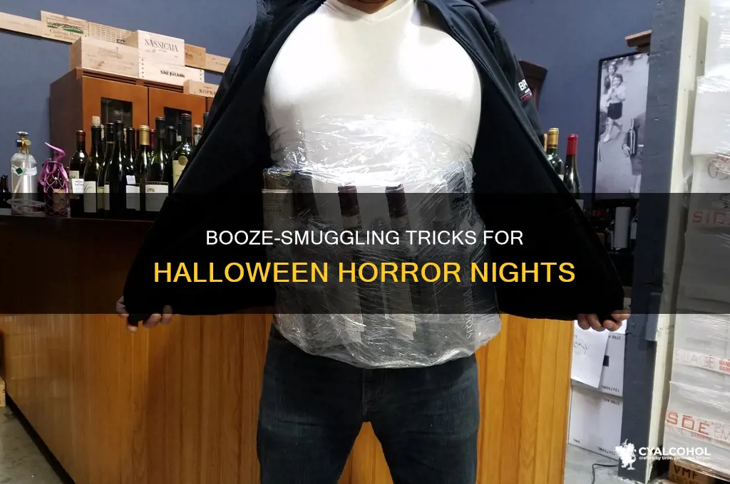 how to sneak alcohol into halloween horror nights