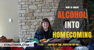 Clever Ways to Sneak Alcohol into Homecoming: Tips and Tricks