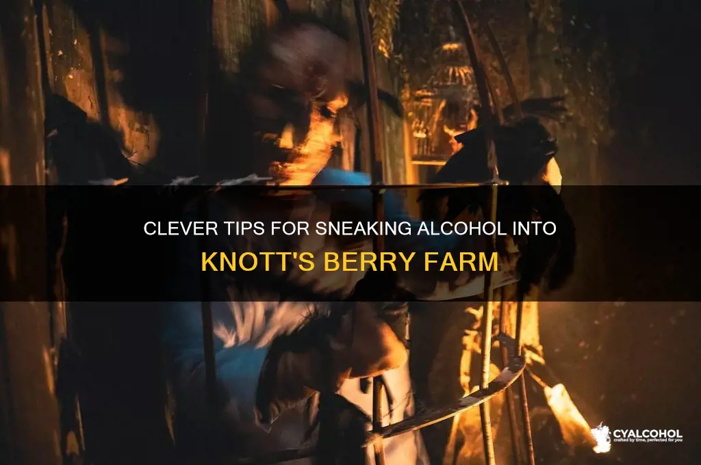 how to sneak alcohol into knotts