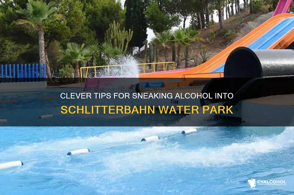 how to sneak alcohol into schlitterbahn
