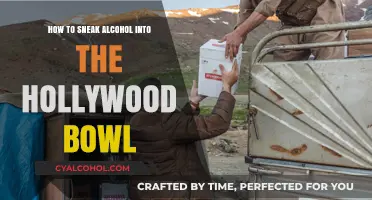Concealing Alcohol: Hollywood Bowl Edition