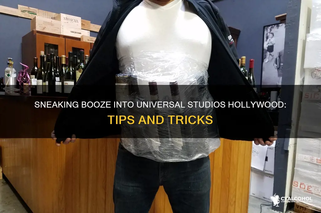 how to sneak alcohol into universal studios hollywood
