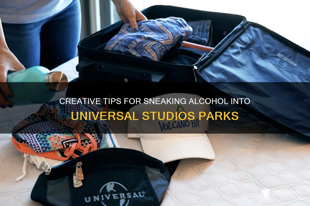 how to sneak alcohol into universal