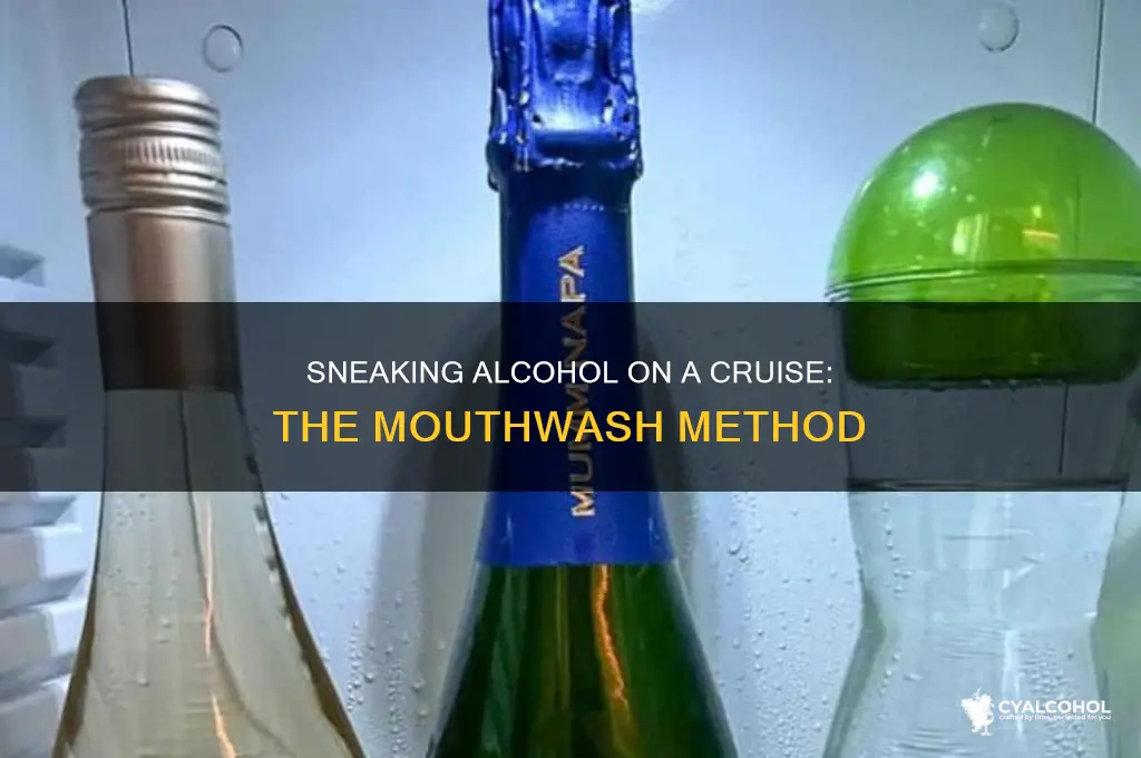 how to sneak alcohol on a cruise mouthwash