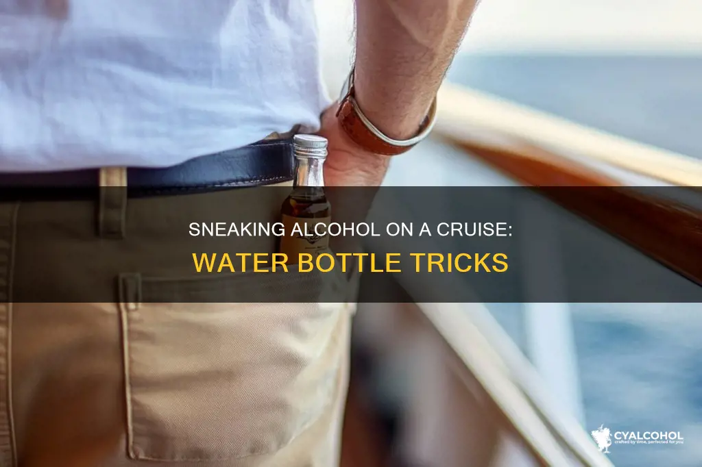 how to sneak alcohol on a cruise water bottles