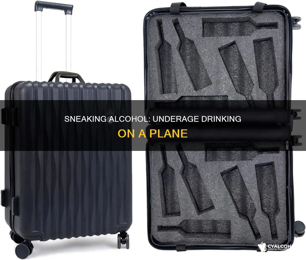 how to sneak alcohol on a plane under 21