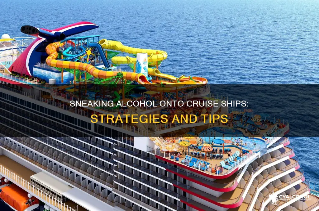 how to sneak alcohol on board cruise ships