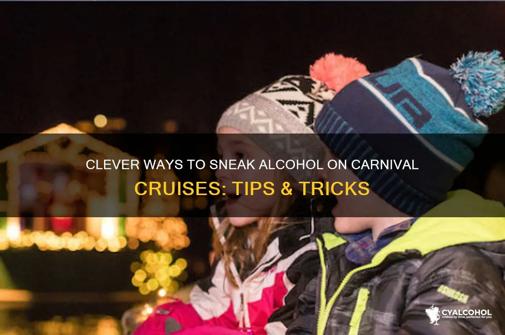 how to sneak alcohol on carnival