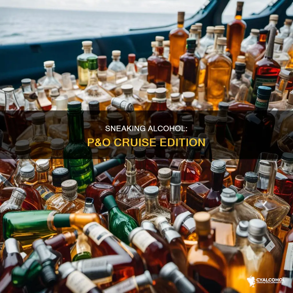 how to sneak alcohol onto a p&o cruise