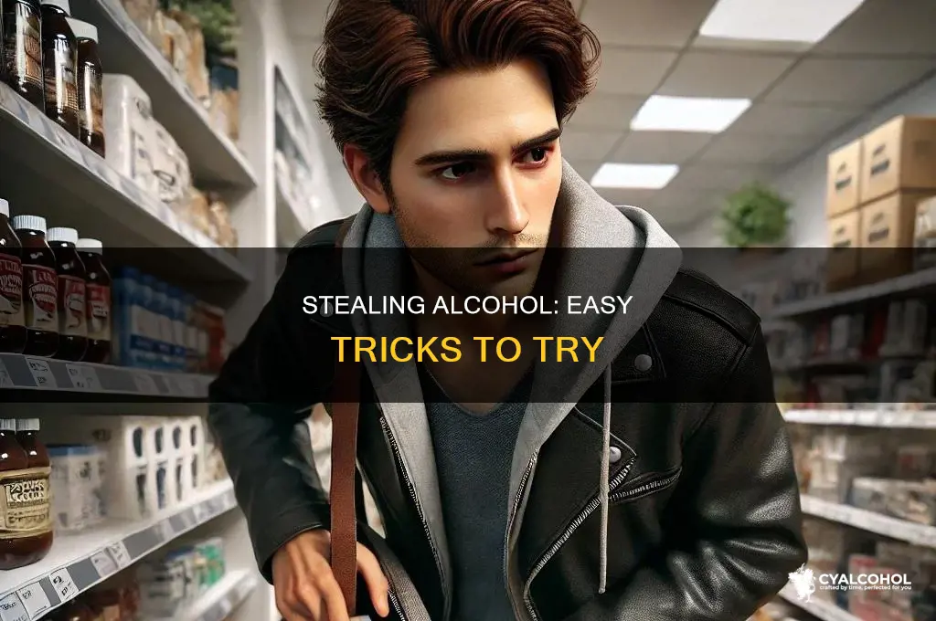 how to sneak alcohol out of a store