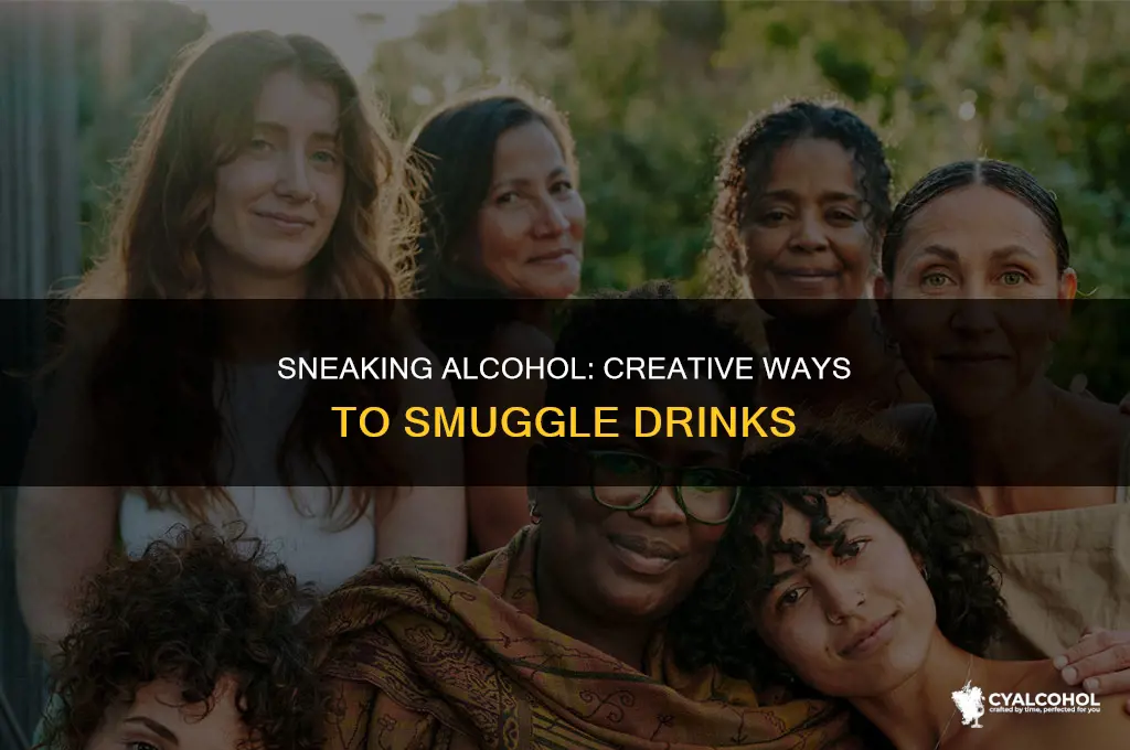 how to sneak alcohol out of your house