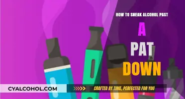 Smuggling Alcohol: Pat-Down Evasion Techniques