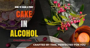 Soaking Fruit Cakes: Alcohol Techniques for Beginners