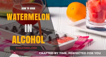 Infuse Watermelon with Alcohol: A Simple Soaking Guide