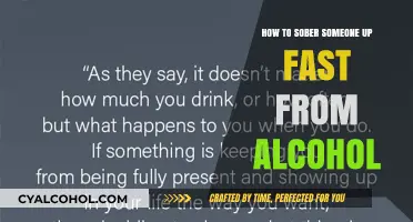 Quickly Sober Up a Drunken Person
