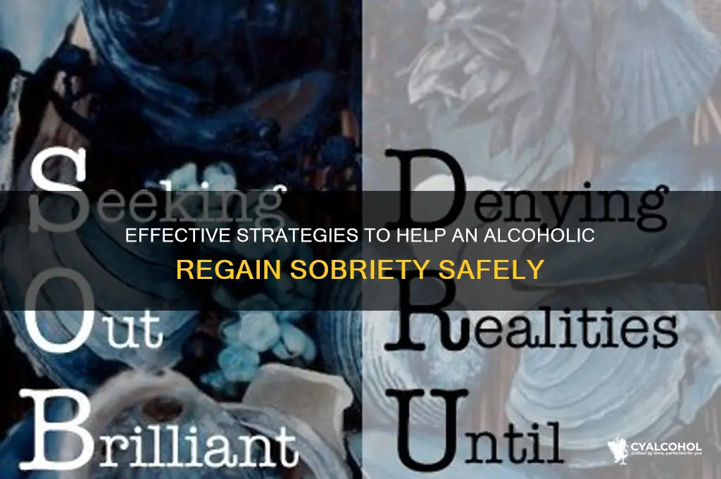 how to sober up an alcoholic