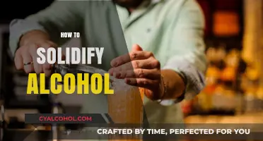 Mastering the Art of Solidifying Alcohol: Techniques and Tips