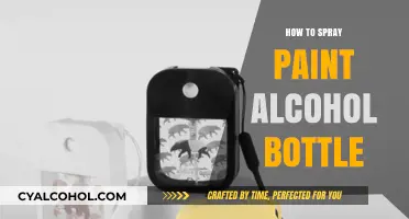 Transform Your Alcohol Bottle with Spray Paint: A Creative DIY Guide