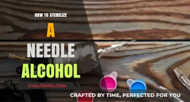 Sterilizing Needles with Alcohol: A Safe and Effective DIY Guide