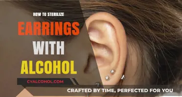 Sterilize Your Earrings Safely: A Quick Alcohol Cleaning Guide