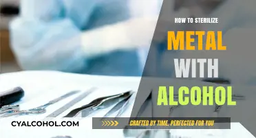 Effective Alcohol Sterilization Methods for Metal Surfaces and Tools