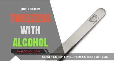 Sterilize Tweezers Safely: A Quick Alcohol Disinfection Guide
