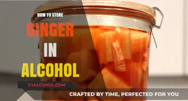 Preserving Ginger in Alcohol: A Simple Storage Solution for Freshness
