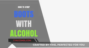 Effective Boot Cleaning: Stripping Boots with Alcohol for a Fresh Look