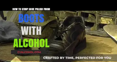 Stripping Shoe Polish with Alcohol: An Effective Hack
