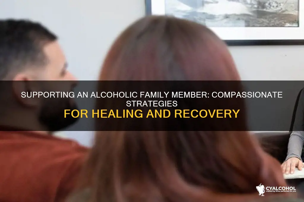 how to support alcoholic family member