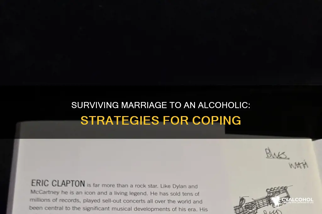 how to survive being married to an alcoholic