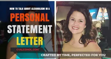 Personal Statement: Overcoming Alcoholism, My Story