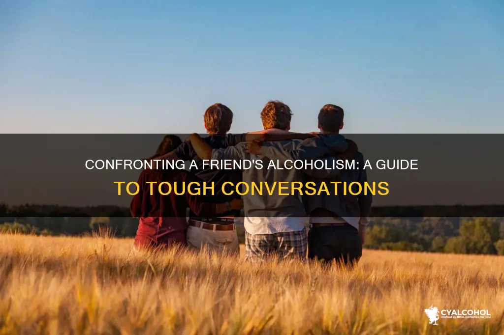 how to talk to a friend about their alcoholism