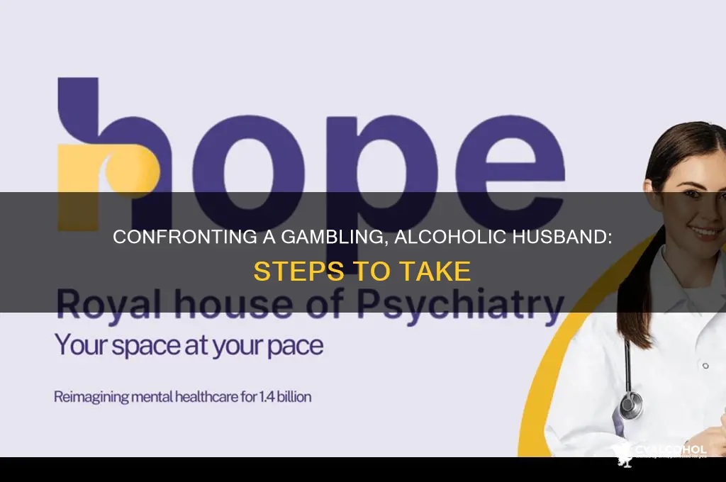 how to talk to a gambling alcoholic husband