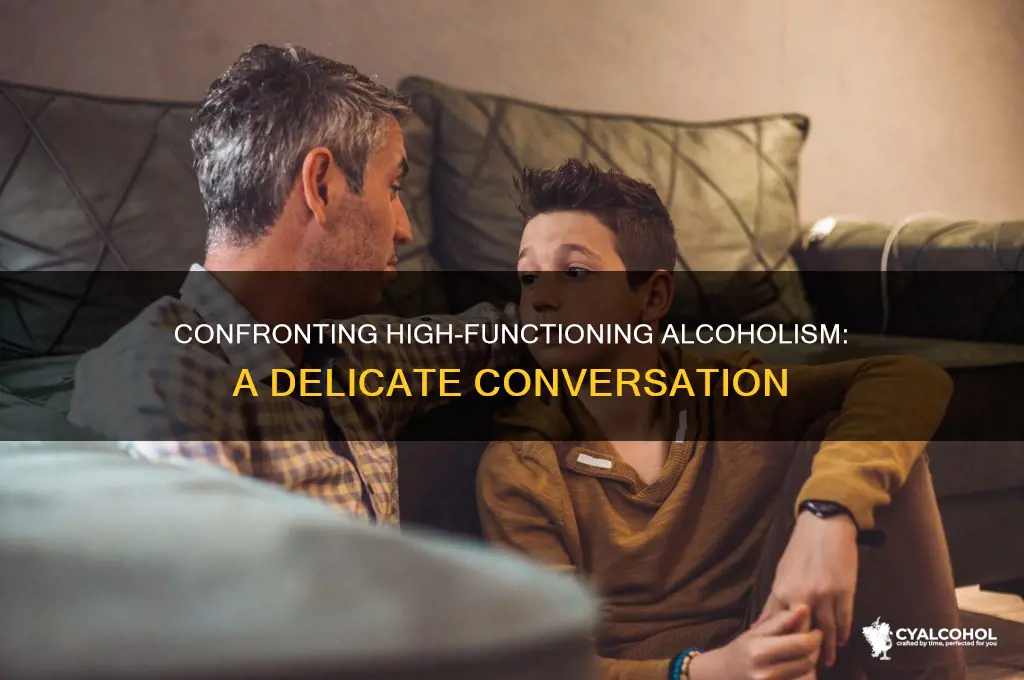 how to talk to a high functioning alcoholic