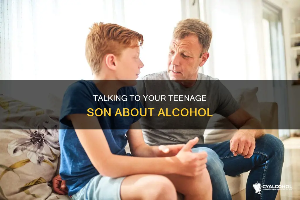 how to talk to my teenage son about alcohol