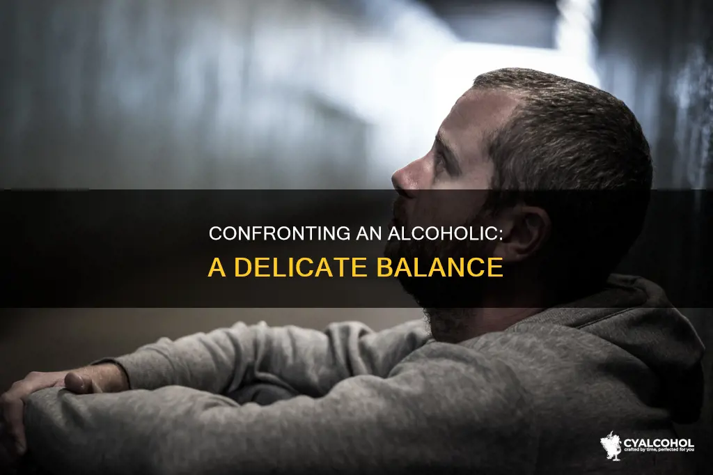 how to tell an alcohol she has a problem
