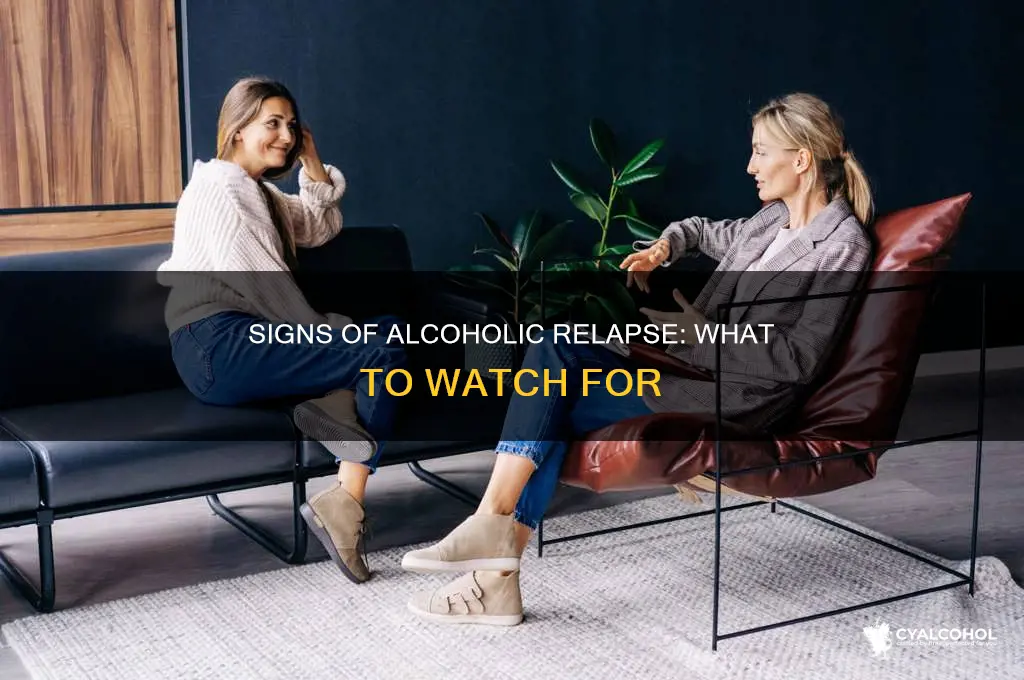 how to tell if an alcoholic has relapsed