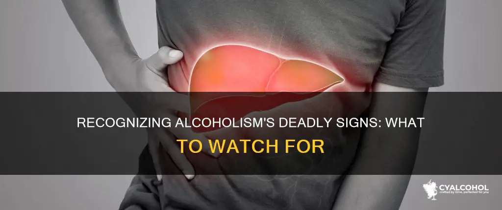 how to tell if someone is dying of alcoholism