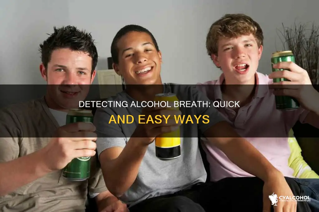 how to tell if you have alcohol breath