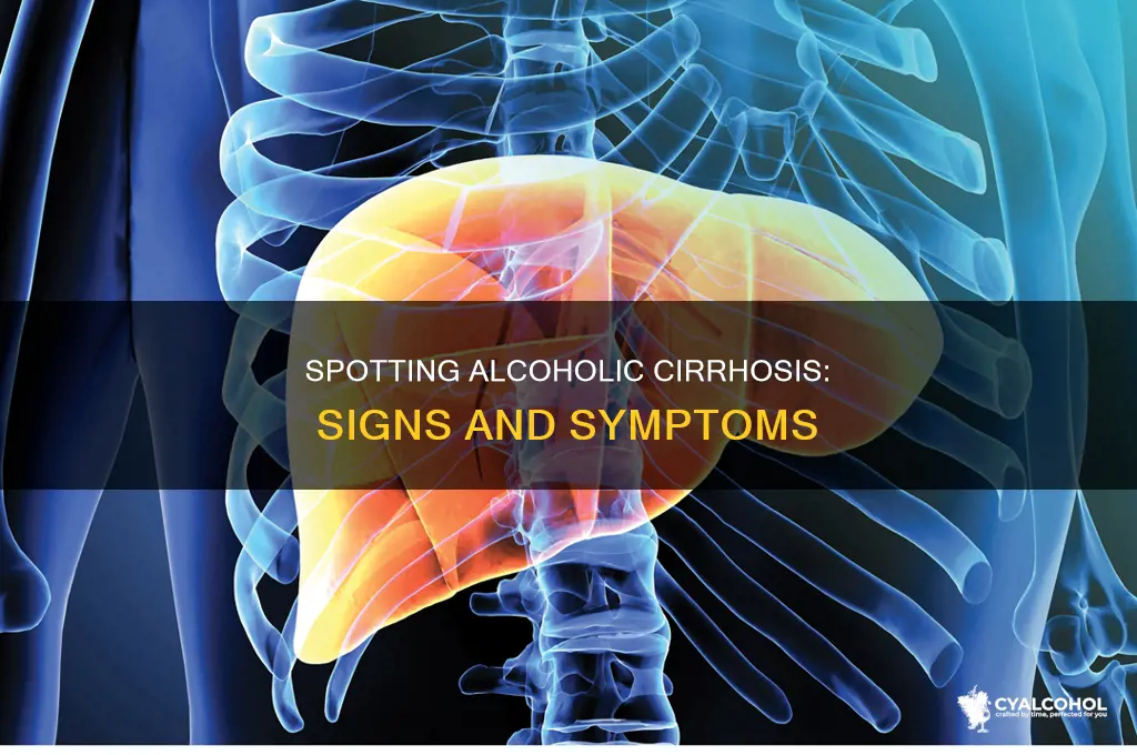 how to tell if you have alcohol cirrhosis