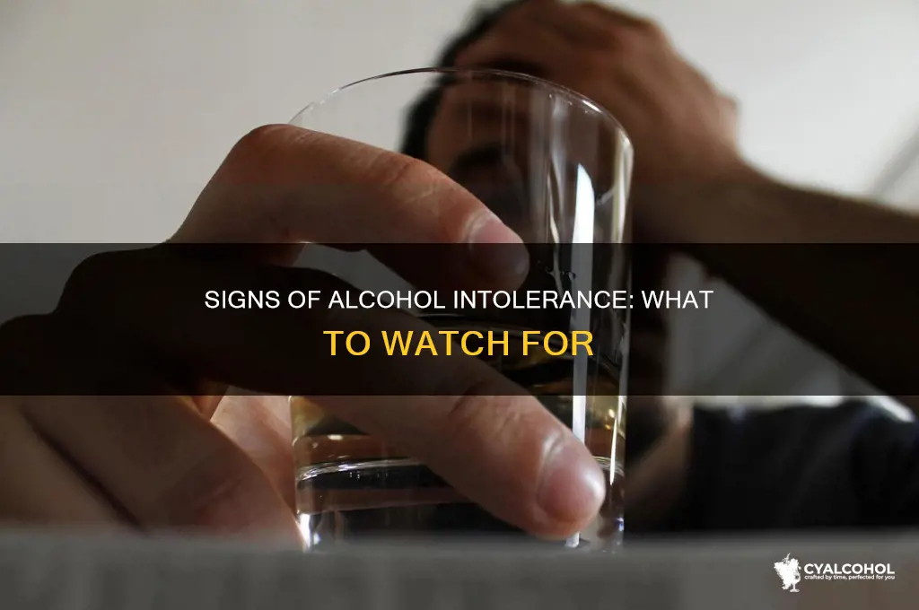 how to tell if you have alcohol intolerance