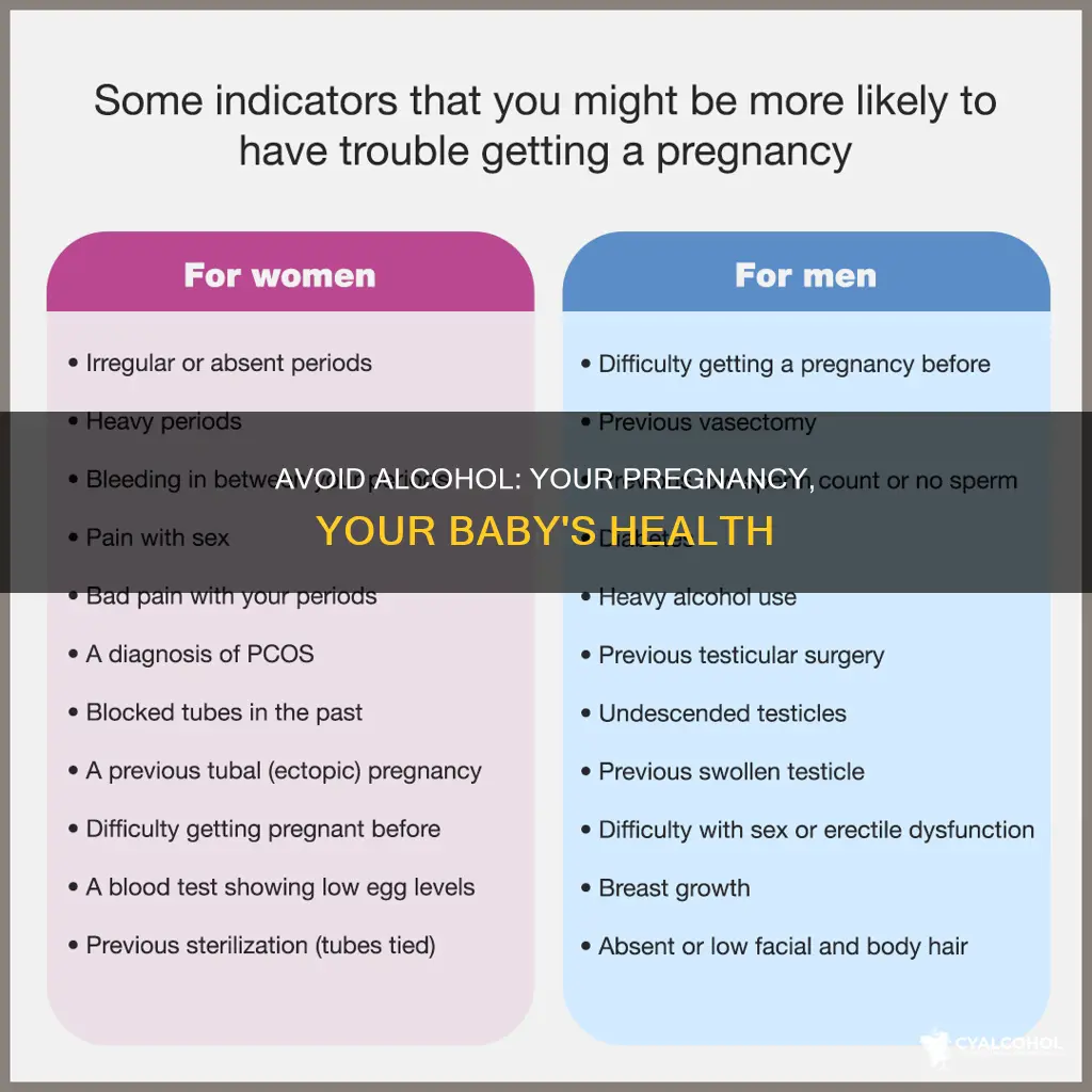 how to tell pregnant patient not to have alcohol