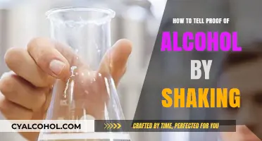 Shaking for Alcohol Proof: The Science Behind It