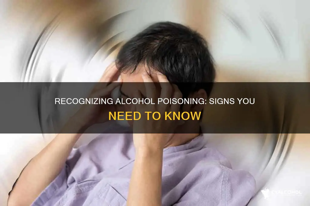 how to tell the difference between alcohol poisoning and drunk